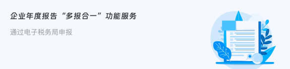 企业年度报告“多报合一”功能服务